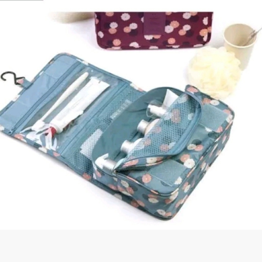 Hanging Travel Toiletries Water Repellant Cosmetic
